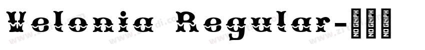 Velonia Regular字体转换 Velonia Regular字体转换